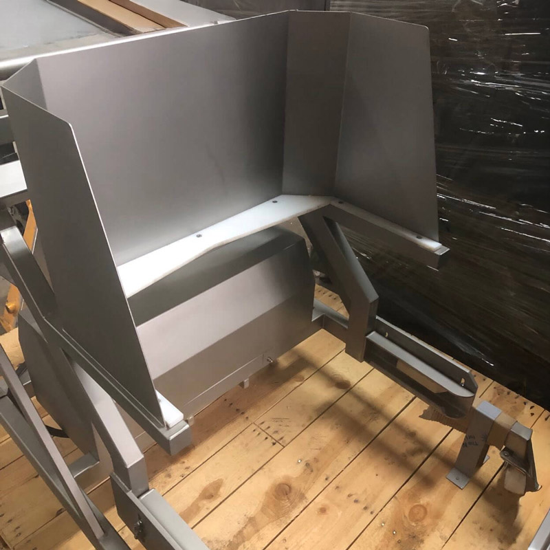 Pneumatyczna i hydrauliczna wywrotnica wózka do farszu 200l