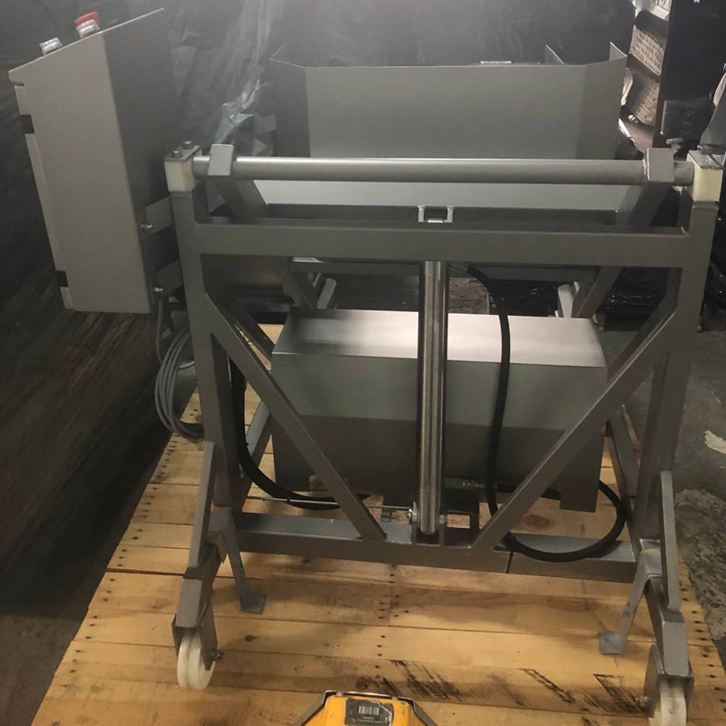 Pneumatyczna i hydrauliczna wywrotnica wózka do farszu 200l