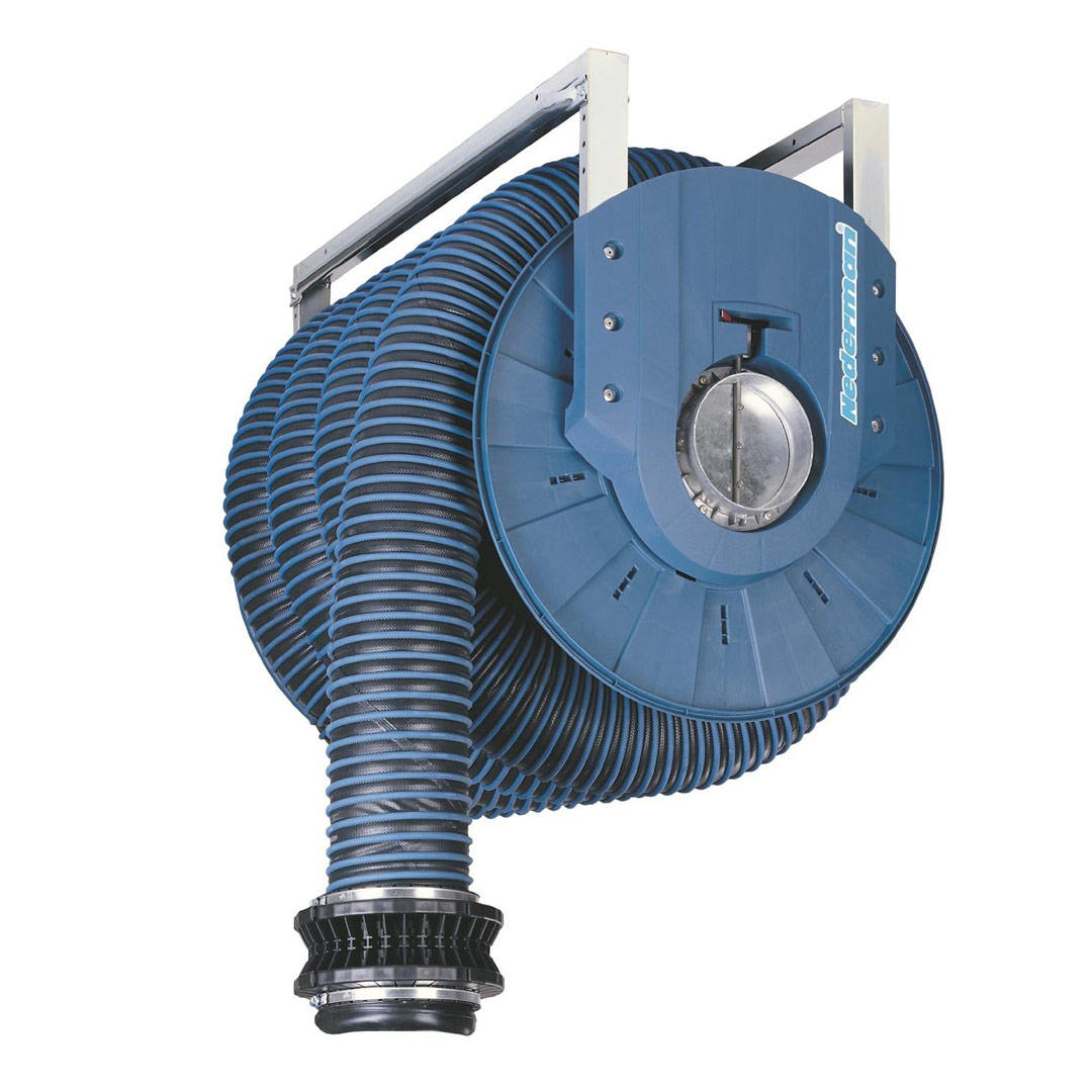 Bębnowy odciąg spalin 865 – z mechanizmem sprężynowym