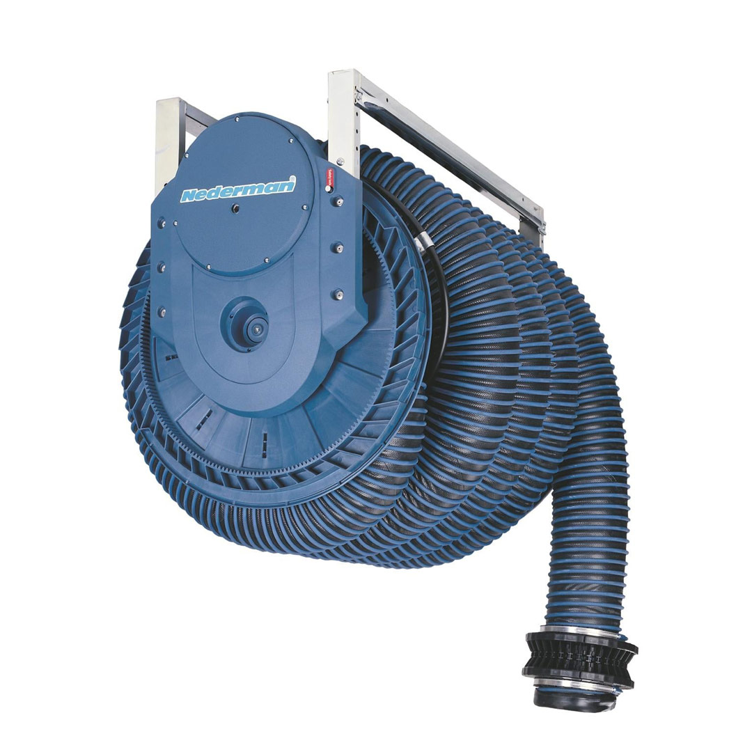 Bębnowy odciąg spalin 865 – z mechanizmem sprężynowym