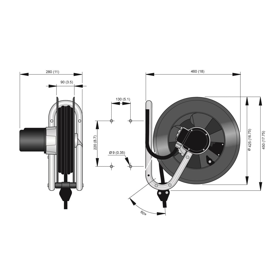 Zwijacz przewodu elektrycznego 793