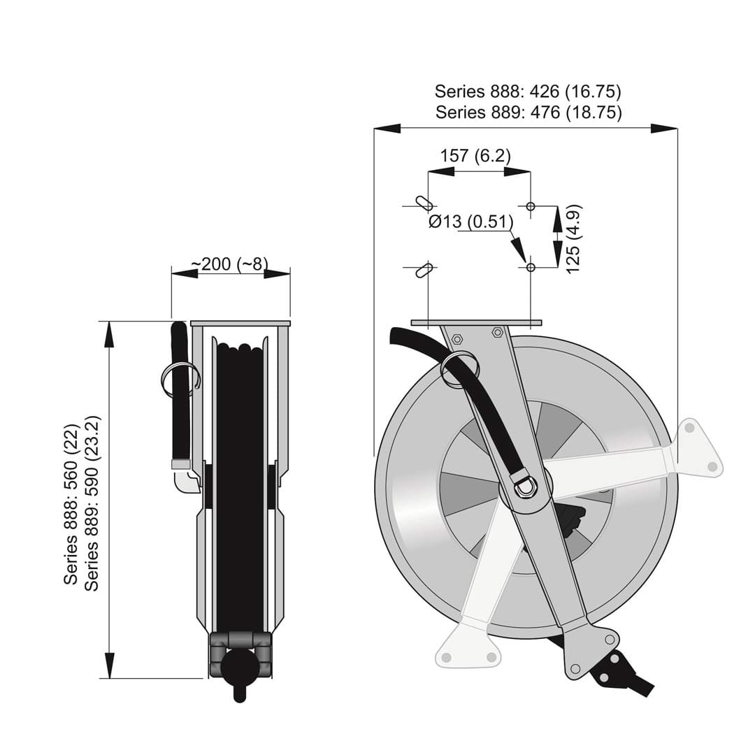Zwijacz węża 889 wersja Ex